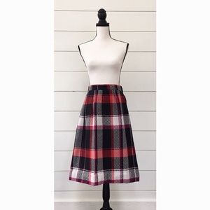 Vintage 80s Plaid Skirt